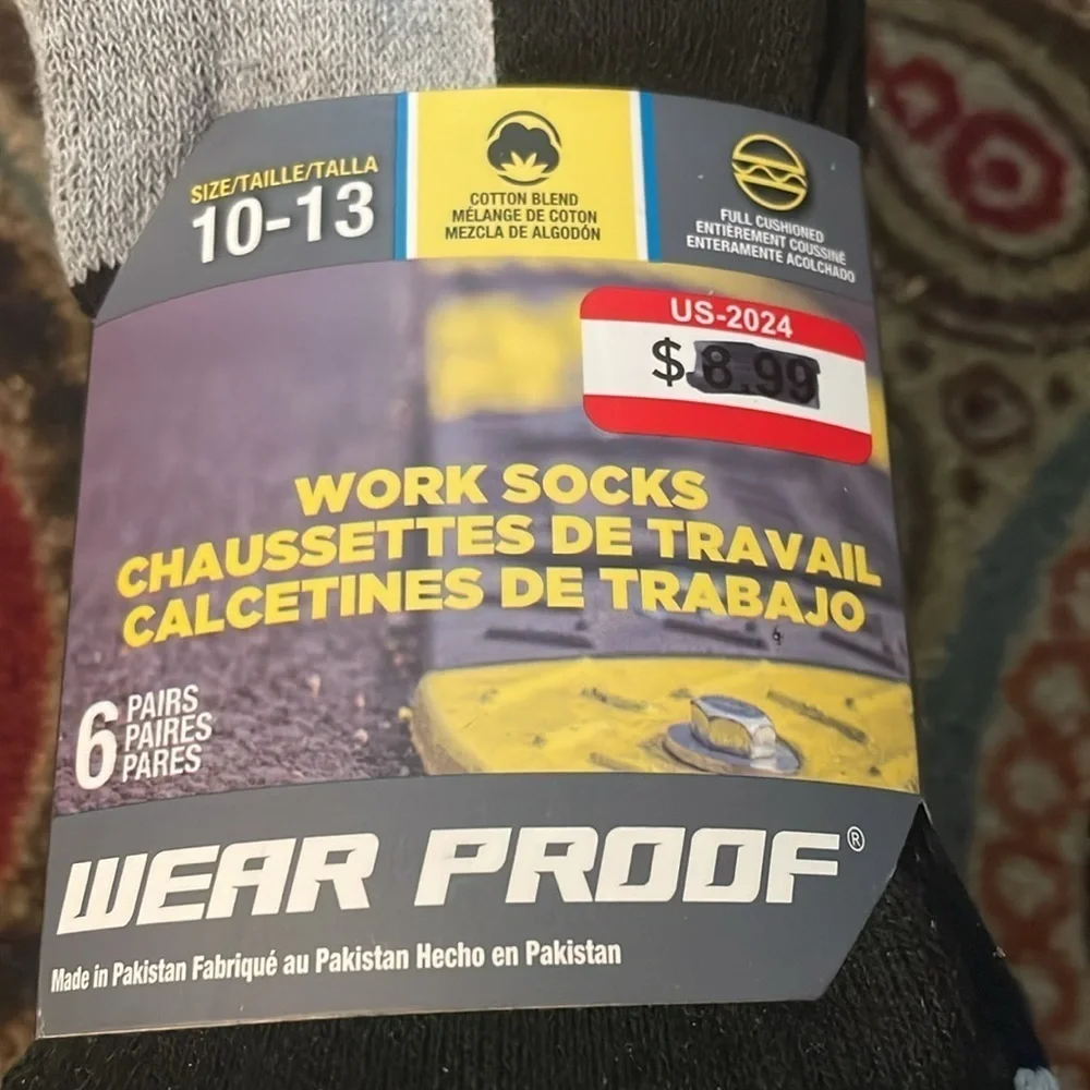 12 pair Work Socks  Bundle
